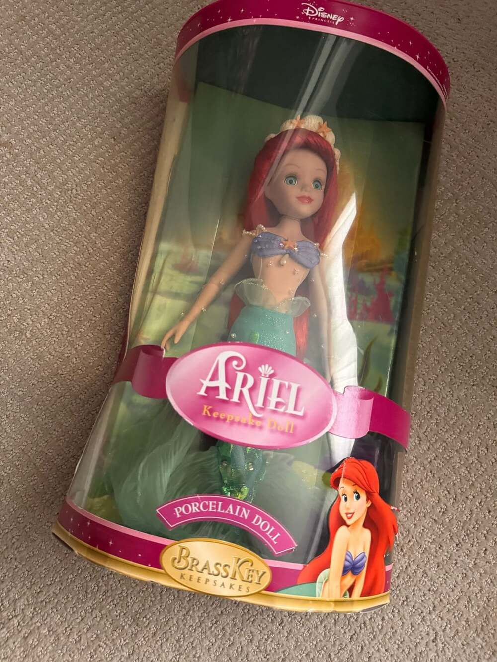 Brass Key Ariel Keepsake Doll Porcelain Doll 2004